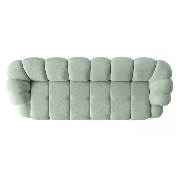 Atelier Del Sofa Octavio Sofá de 4 Plazas - Turquesa